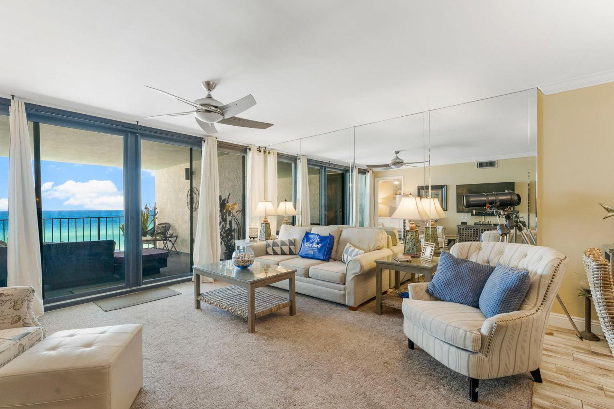 Stunning 2/2 Designer Condo W Coastal Appeal Right On The Gulf! Panama City Beach Buitenkant foto