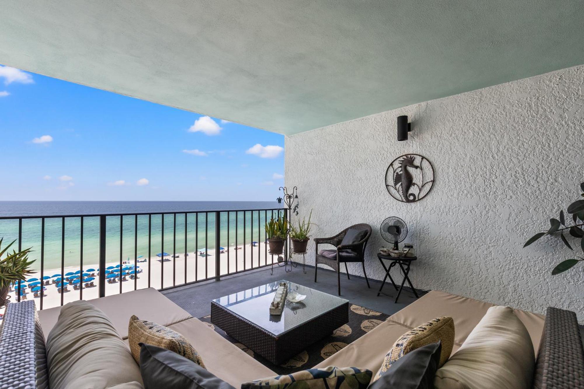 Stunning 2/2 Designer Condo W Coastal Appeal Right On The Gulf! Panama City Beach Buitenkant foto