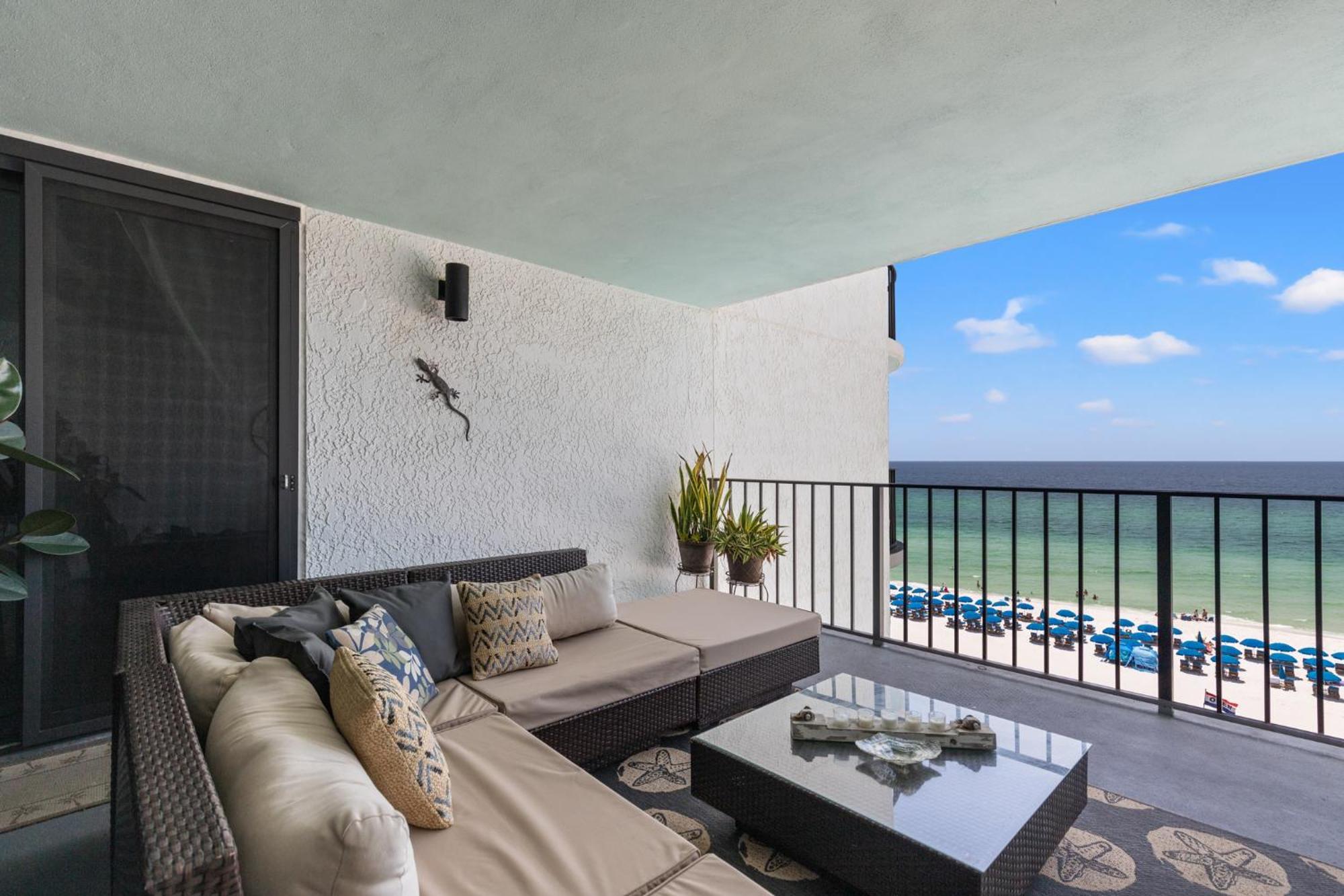 Stunning 2/2 Designer Condo W Coastal Appeal Right On The Gulf! Panama City Beach Buitenkant foto